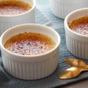 Ver imagem 2 de 6 Ramekins Tigelas Porcelana 130ml Canelado Germer Branco Molhos Crème Brûlée