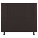 Ver imagem 3 de Cabeceira Cama Box Casal King Size Grace 195cm Suede Marrom - Abmaza