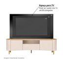 Ver mais imagens de Rack para TV até 80 Polegadas 201cm Orgânico 2 Portas 1 Gaveta Fanes Espresso Móveis