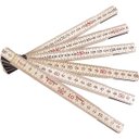 Ver imagem 1 de Escala métrica 2 metros 12 dobras madeira natural - Vonder