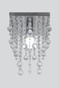 Ver imagem 4 de Lustre de Acrilico Belíssimo para Sala Base de Inox 20x20cm:25cm/bivolt