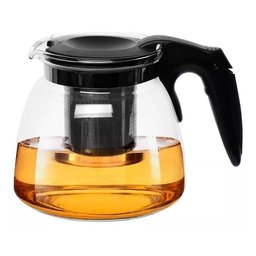 Chaleira Bule de Vidro com Infusor Chá Café Inox 950ml - 2