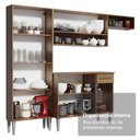 Ver imagem 4 de Armário de Cozinha Completa 293cm Rustic/branco Emilly Madesa 01
