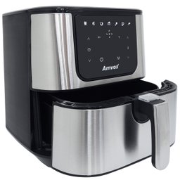 Fritadeira AirFryer Elétrica Sem Óleo 7 Litros 1700W Painel Digital Timer Preta Amvox Arf 1255 - 3