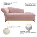 Ver imagem 6 de Kit Diva Recamier Vanessa 140cm Lado Direito e 02 Poltronas Laura Suede - Doce Sonho Móveis RECAMIER