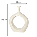 Ver imagem 2 de Vaso M Leaked Off White 28,5 Cm