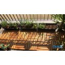 Ver imagem 5 de Deck de Madeira Modular 45x45 Cm Réguas 7 Cm Neonx com Pintura:osmocolor Nogueira Semi Tr