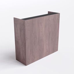 Balcão de Atendimento Loja Caixa para Recepção 120x45 - 2