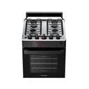 Ver imagem 4 de Fogão Esmaltec 4 Bocas Ideal Master Mesa Inox Tampa de Vidro Forno 50 Litros Preto T4itp Bivolt