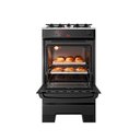 Ver mais imagens de Fogão Esmaltec 4 Bocas Ideal Master Mesa Inox Tampa de Vidro Forno 50 Litros Preto T4itp Bivolt