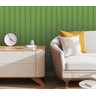 Papel de Parede Ripado de Madeira Cor Verde Claro 9m - 5