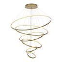 Ver imagem 1 de Lustre Pendente Astraled Skylight Pl-9850 Dourado Led Bivolt Dourado Pl-9850