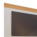 Ver imagem 4 de Rack Bancada Veneza com Painel Nilo Freijó/off White Matte para Tv até 75” - Colibri Freijó/off