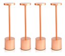 Ver imagem 1 de Kit 4 Luminárias de Mesa Touch Candeeiro Led sem Fio Recarregável Rose