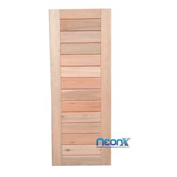 Porta Externa 210x70 Cm Maciça Modelo Bbb Eucalipto Neonx - 1 Porta Externa 210x70 Cm Maciça Modelo Bbb Eucalipto Neonx - 1