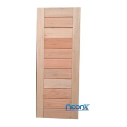 Porta Externa 210x70 Cm Maciça Modelo Bbb Eucalipto Neonx - 2 Porta Externa 210x70 Cm Maciça Modelo Bbb Eucalipto Neonx - 2