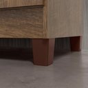 Ver imagem 6 de Guarda Roupa Casal 4 Portas e 2 Gavetas com Espelho Modena Malbec - Incorplac
