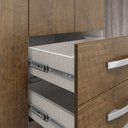 Ver imagem 4 de Guarda Roupa Casal 4 Portas e 2 Gavetas com Espelho Modena Malbec - Incorplac