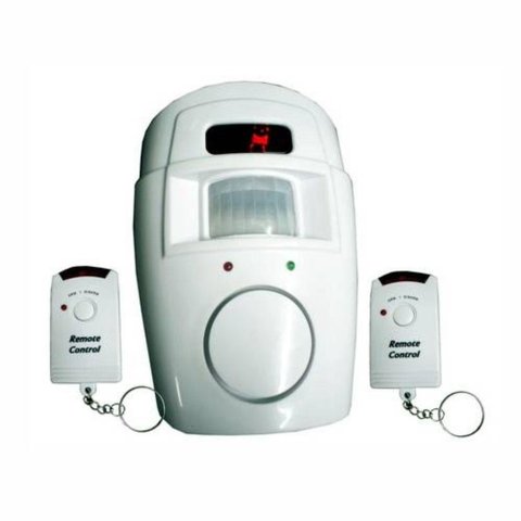 Kit 2 Unidades - Alarme Com Sensor De Presença Sem Fio Acompanha 2 Controles