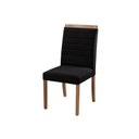 Ver imagem 2 de Kit 4 Cadeiras Decorativas Sala de Jantar Luxo Sueli Facto Preto - Mozzelar