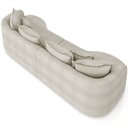 Ver imagem 7 de Sofá 3 Lugares Orgânico Sala de Estar Living 210cm Ekos K01 Bouclê Bege - Lyam Decor