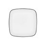 Prato Unitário de Cerâmica Branca Quadrado 19cmx19cm - 5