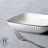 Prato Unitário de Cerâmica Branca Quadrado 19cmx19cm - 4
