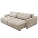 Ver imagem 2 de Sofá Retrátil Reclinável para Sala de Estar Living 270cm Sevilha F04 Linho Bege