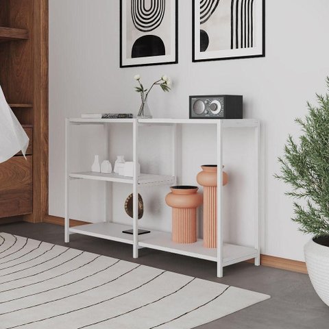 Aparador Industrial Artesania Branco 120cm