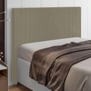 Ver imagem 4 de Cabeceira Box Casal Queen Size Ferrara 160cm Suede Bege