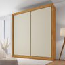 Guarda Roupa Zurique 2 Portas 100% Mdf Peroba Off White Peróba - Móveis Europa - 1