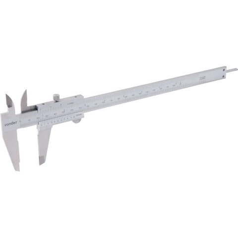Paquímetro universal 200mm 0,05mm aço inox pa205 - Vonder