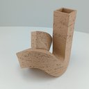 Ver imagem 4 de Vaso Decorativo Enfeite Casa Nó Home&Co Resina 25x21x19cm Bege