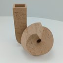 Ver imagem 6 de Vaso Decorativo Enfeite Casa Nó Home&Co Resina 25x21x19cm Bege