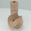 Ver imagem 5 de Vaso Decorativo Enfeite Casa Nó Home&Co Resina 25x21x19cm Bege