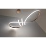 Lustre Pendente Design Moderno Led 45w Rosé Gold 4000k - 4