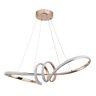 Lustre Pendente Design Moderno Led 45w Rosé Gold 4000k - 1
