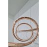 Lustre Pendente Design Moderno Led 45w Rosé Gold 4000k - 6