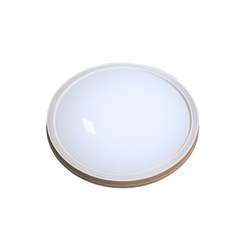 Plafon Genova Red Hevvy D46cm 45w Interrurptor Dip 3000k, 4000k, 6000k Ip20 Branco