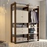 Guarda Roupa Closet Modulado Toronto Malbec/off White - Luapa - 1