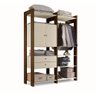 Guarda Roupa Closet Modulado Toronto Malbec/off White - Luapa - 2