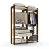 Guarda Roupa Closet Modulado Toronto Malbec/off White - Luapa - 3