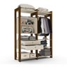 Guarda Roupa Closet Modulado Toronto Malbec/off White - Luapa - 4