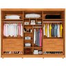 Guarda-Roupa Casal Europa Palermo com 6 Portas e 6 Gavetas - 3
