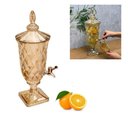 Ver imagem 1 de Suqueira de Cristal Diamond 3 Litros com Dispenser Dourado de V
