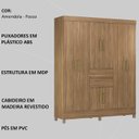 Ver imagem 4 de Guarda Roupa Casal 08 Portas 82060 Amendola Touch Demobile