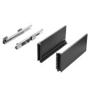 Ver imagem 3 de Gaveta Metálica Alta Higold Slim Serie N 167x400mm 40kg Cinza Soft Close 01 Kit