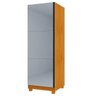 Sapateira até 40 Pares Porta com Espelho com Pés Estante Multiuso Gold Gelius - Naturale Mdf - 2