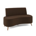 Ver imagem 1 de Sofá 2 Lugares Living 160cm Pé Palito Maraú Veludo K01 - D’Rossi
