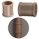 Ver imagem 1 de Luva Pvc Marrom Soldável Conexão Encanamento Água Fria 40mm | Akato